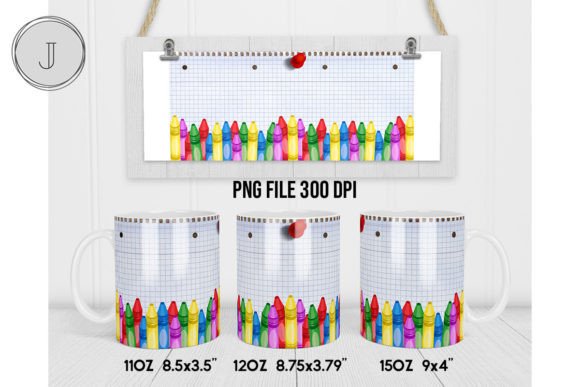 Download Crayon Mug Back to School Add Text Wrap6 - Premium Resources
